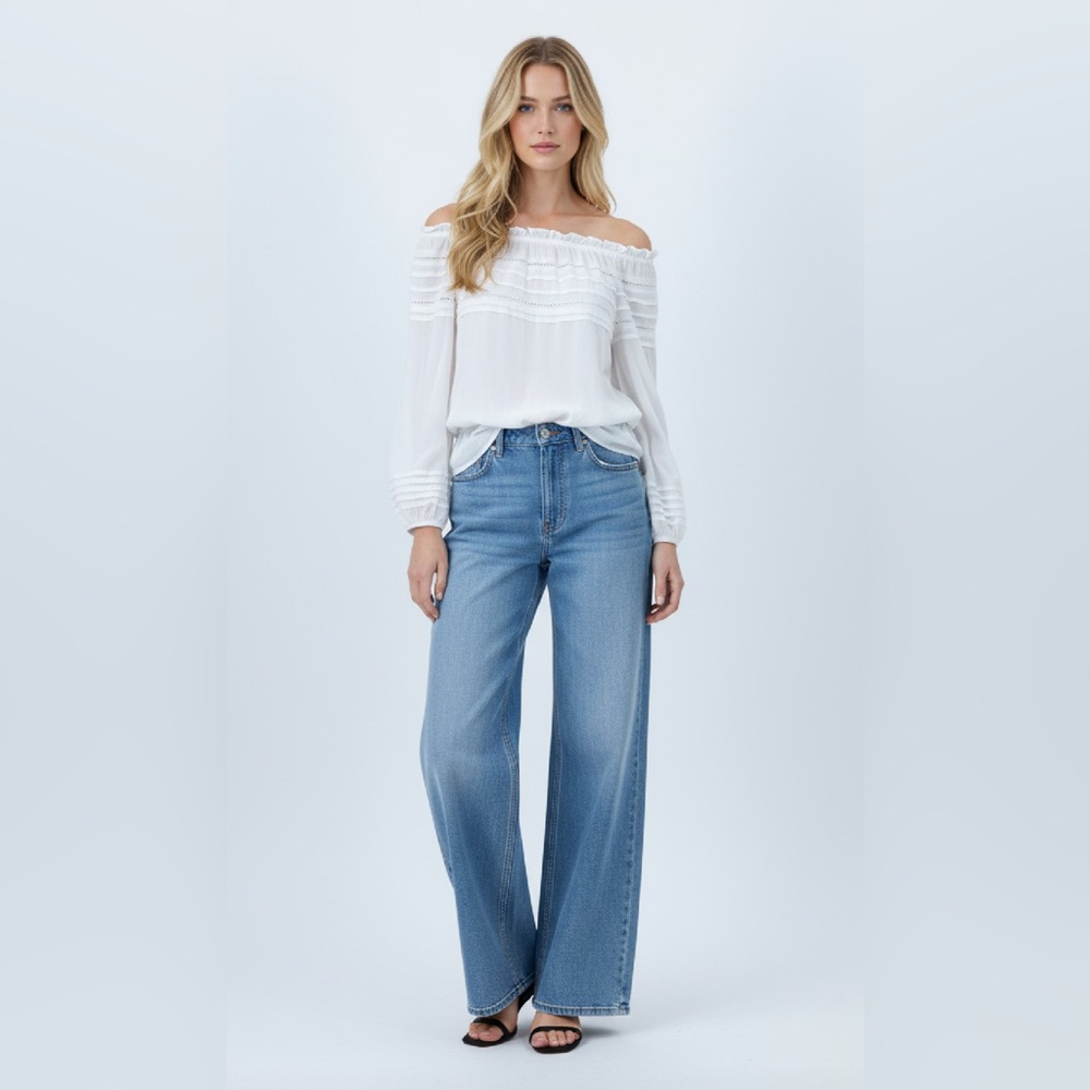 (#51)AUGUSTE Oversized Off Shoulder Top
